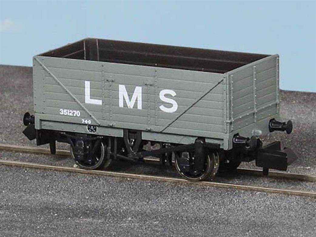 Peco N NR-7003 M LMS 7 Plank Open Coal Wagon New 9ft Wheelbase Model