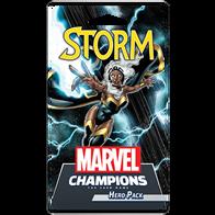 Once worshipped as a goddess for her ability to control the weather, Ororo Munroe left that life behind when she answered Charles Xavier’s call for help. Now, Ororo uses her powers to defend mutants around the world as one of the mighty X-Men, Storm, and she’s soaring her way into players’ games of Marvel Champions: The Card Game! Storm can literally shape the climate of the battle with special weather cards that affect both friends and foes alike. With this Hero Pack, players will find Storm, her fifteen signature cards, her special weather deck, and a full assortment of Leadership cards inviting them to bolster their allies to victory. This pack also includes a bonus modular encounter set featuring the devious Shadow King! For players eager to challenge Magneto and his Brotherhood of Mutants, they can get started with the Storm Hero Pack! This expansion comes with a 40-card pre-built deck, giving players the chance to start playing right out of the box.