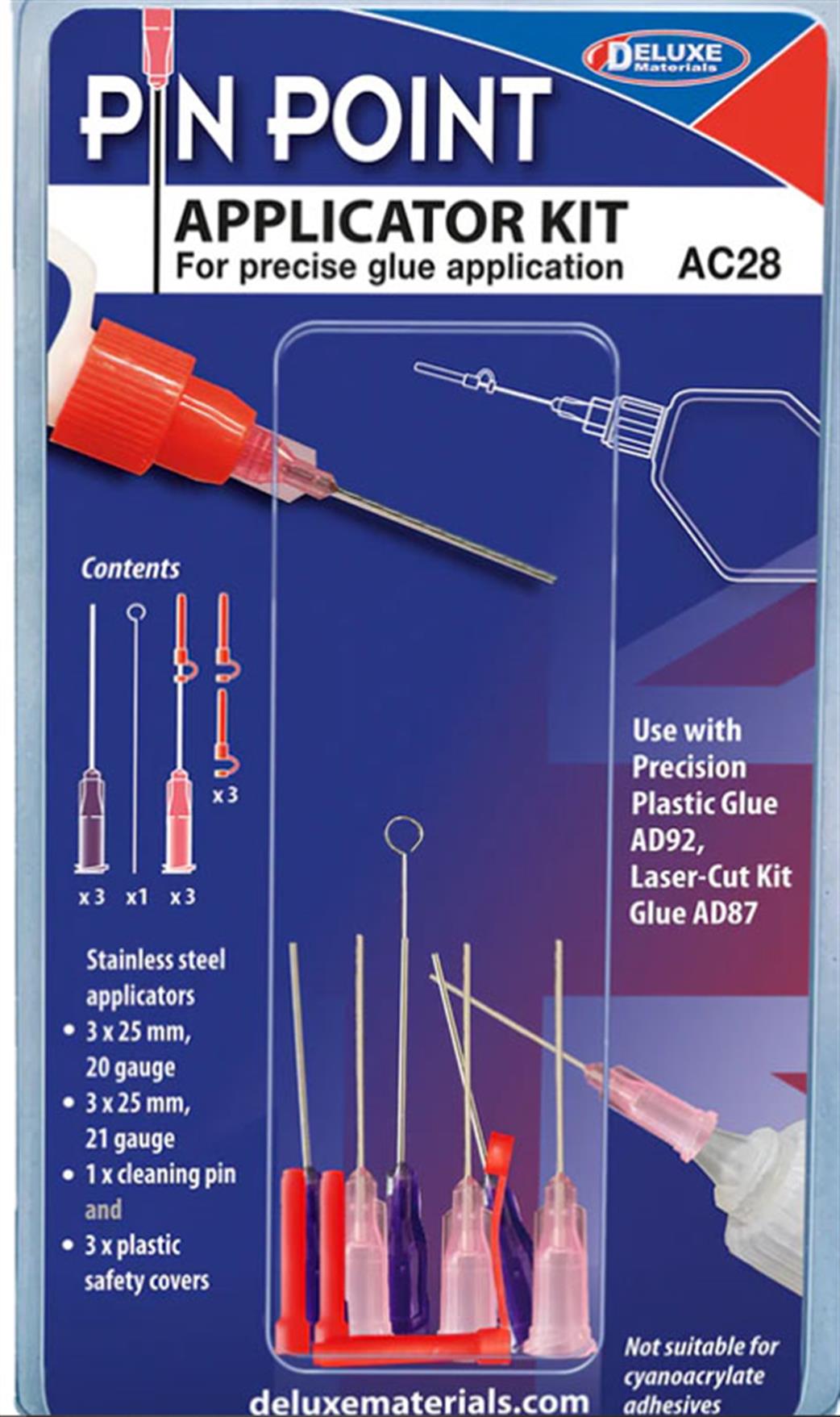 Deluxe Materials AC28 Pin Point Applicator Kit Spare Pin Point Applicators