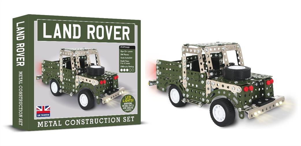 Coach House Partners  CHP0090 Land Rover Metal Construction Set with LED Lighting