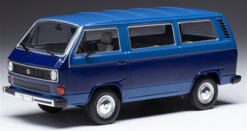 IXO 1/43 CLC424N VW T3 Caravelle Blue 1981 Model