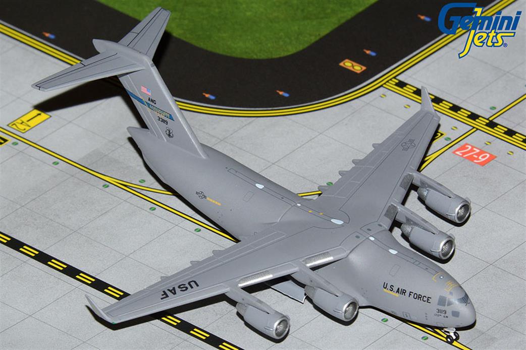 Gemini Jets GMUSA121 Boeing C-17A Globemaster 3 03-3119 Mississippi ANG 1/400