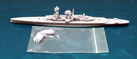 Graf Spee is a 1/1200 scale, resin 3D printed kit of the famous pocket battleship by John's Model Shipyard, KM301.