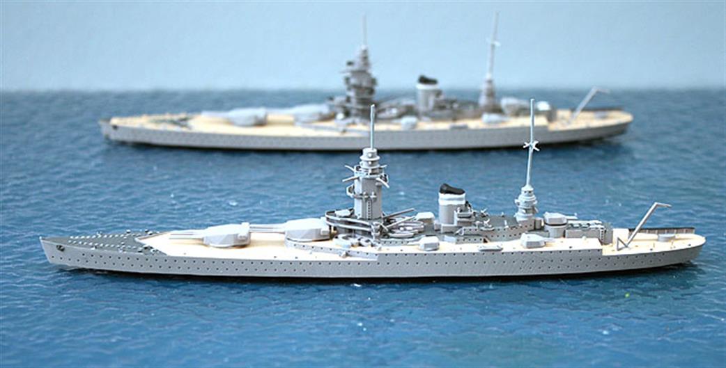 John's Model Shipyard MN102 Strasbourg a kit to make the French WW2 battlecruiser 1/1200
