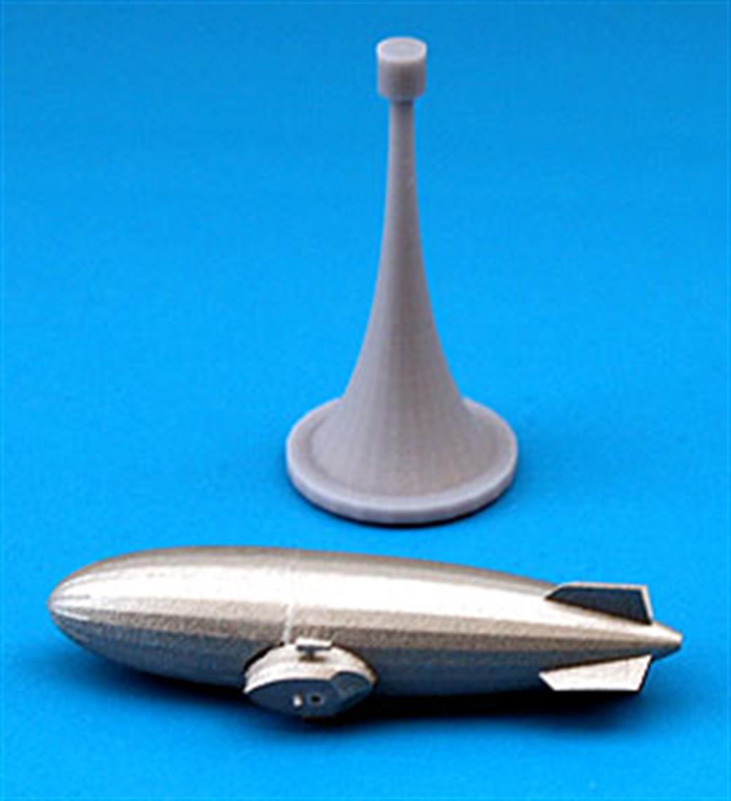 John's Model Shipyard 1/1200 USN801 K-class a kit to make an American non-rigid airship