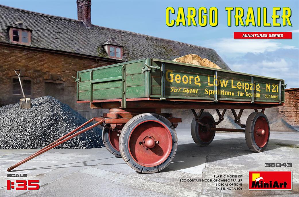 MiniArt 1/35 38043 German Cargo Trailer Plastic Kit