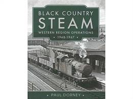 By Paul Dorney. The railway lines of the heavily industrialised Black Country were of considerable commercial importance to the Great Western Railway and its successor, the Western Region of British Railways. Despite this importance, little has previously been published concerning the railway landscape of industrial North-West Worcestershire and South-East Staffordshire.Black Country Steam: Western Region Operations 1948–1967 seeks to redress that previous lack of attention, by presenting a significant selection of over 200 hitherto unpublished photographs, principally taken by locally-based enthusiasts. The images, which cover the period from nationalisation to the ultimate demise of steam, are all accompanied by informative captions. They depict a wide variety of steam locomotives and the diverse traffic generated by the local industry, via the sidings and yards that served it.The book follows each of the former Great Western routes through the region in a logical manner and contains informative introductions to each line. All 30 stations within the area are featured and coverage is also given to local locomotive running sheds and maintenance facilities.Most of the featured lines have now closed, as has much of the heavy industry in the area. In many respects the landscape today is unrecognisable from that of the days of steam, but it is hoped this book will prove a significant historical record and will rekindle memories of a landscape now lost forever. 144 pages. Hardback.
