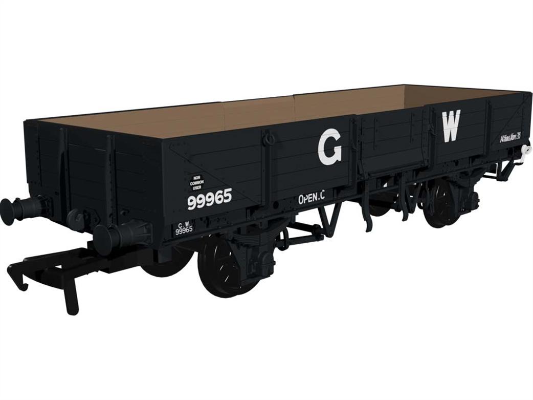 Rapido Trains OO 964004 GWR 99965 Open C Long Open Tube Wagon G W 16in