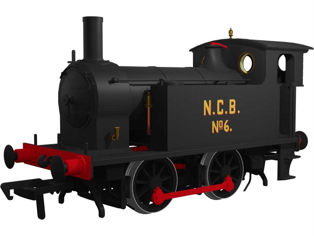 Rapido Trains 932008 NCB No.6 ex-NER Wordsell H Class 0-4-0T LNER Class Y7 NCB Black Livery OO