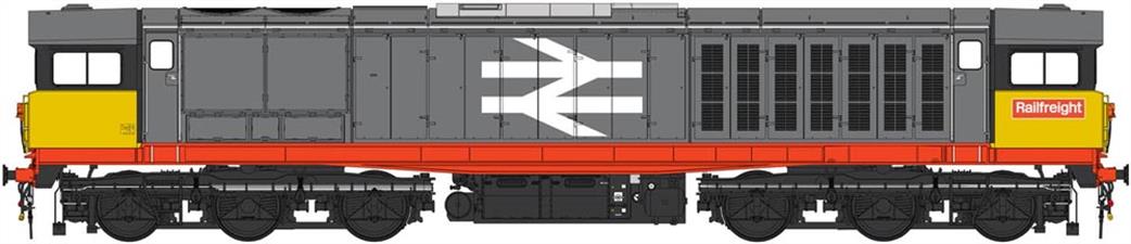 Heljan O Gauge 5851 Class 58 Railfreight Red Stripe un-numbered Phase 1