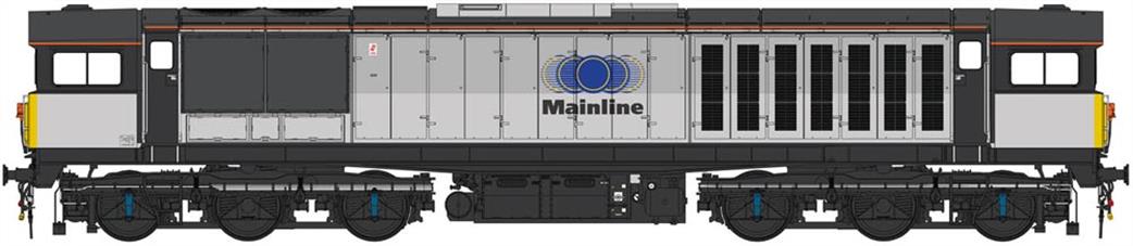Heljan O Gauge 5857 Class 58 Mainline Grey Un-numbered Phase 1