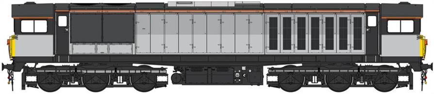 Class 58 Railfreight Grey unbranded &amp; un-numbered (Phase 2)