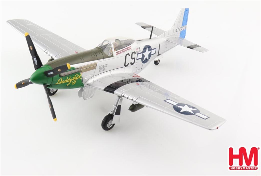 Hobby Master 1/48 HA7748 USAAF P-51D Mustang Daddy Girl Fighter Aircraft Model