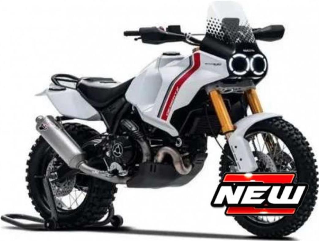 Maisto 1/18 M39300-02 Ducati DesertX White/Red/Black Model