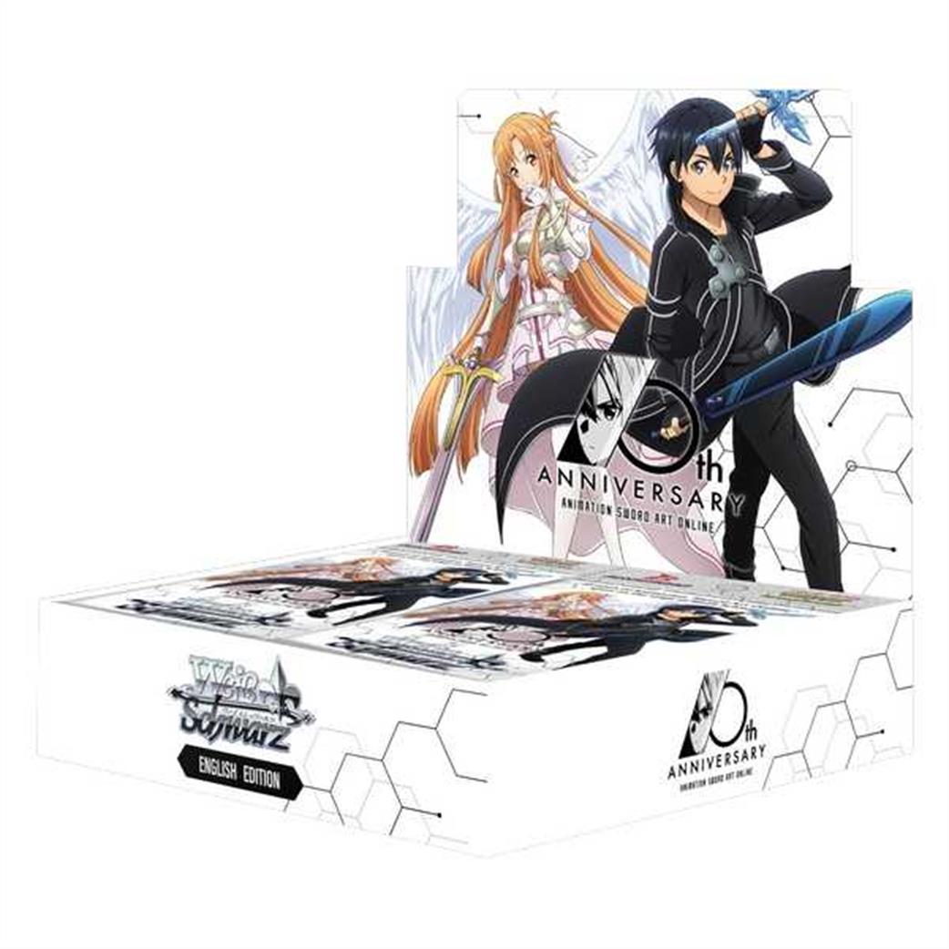 Bushiroad  WSESAOS100BP Weiss Schwarz: Sword Art Online Animation 10th Anniversary Booster