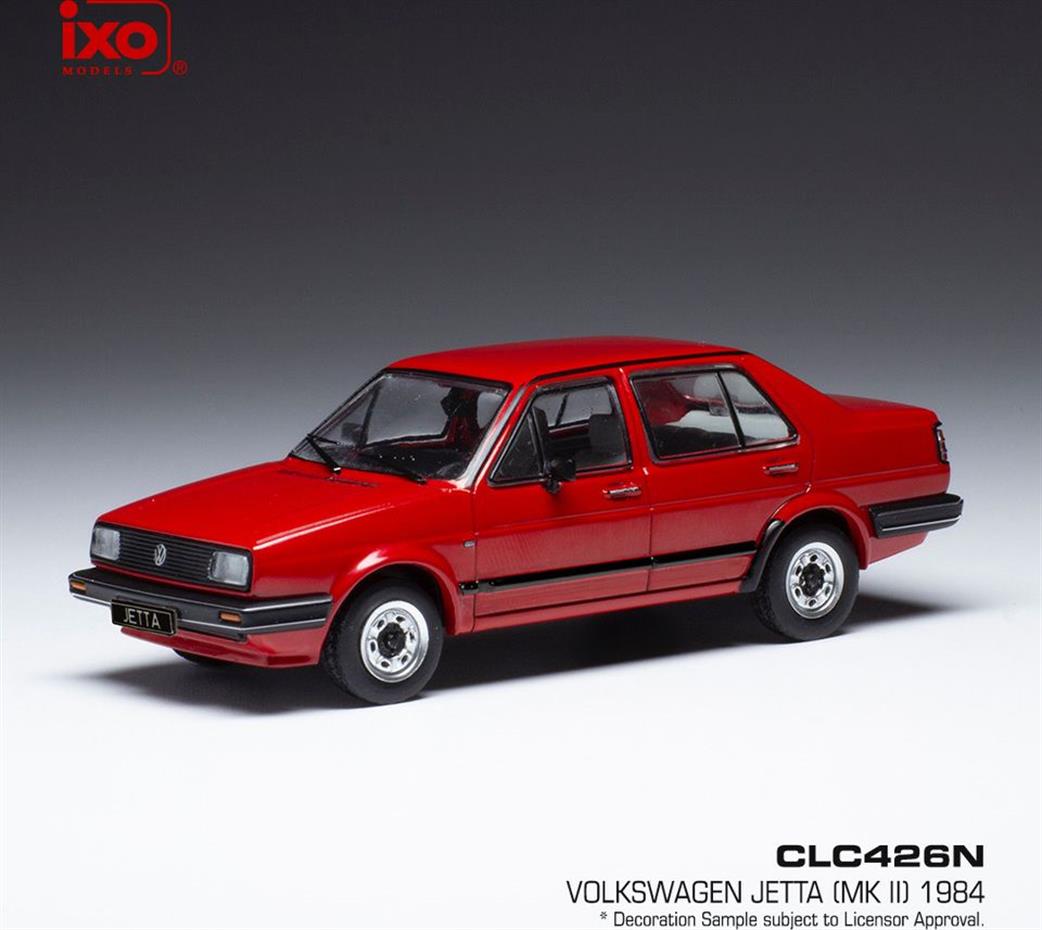 IXO 1/43 CLC426 VW Jetta II Red 1984 Model