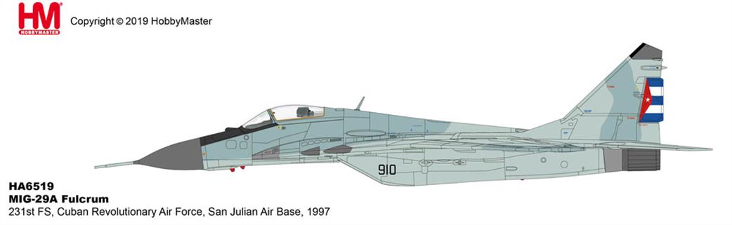 Hobby Master 1/72 HA6519 MiG-29A Fulcrum Cuban Revolutionary Air Force