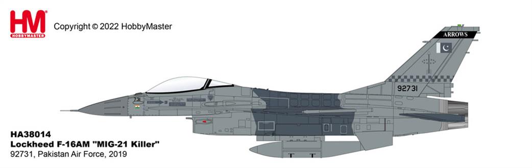 Hobby Master 1/72 HA38014 F-16AM Pakistan Air Force