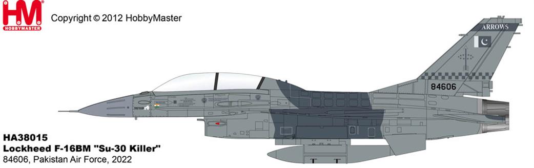 Hobby Master HA38015 F-16BM Su-30 Killer Pakistan Air Force  1/72