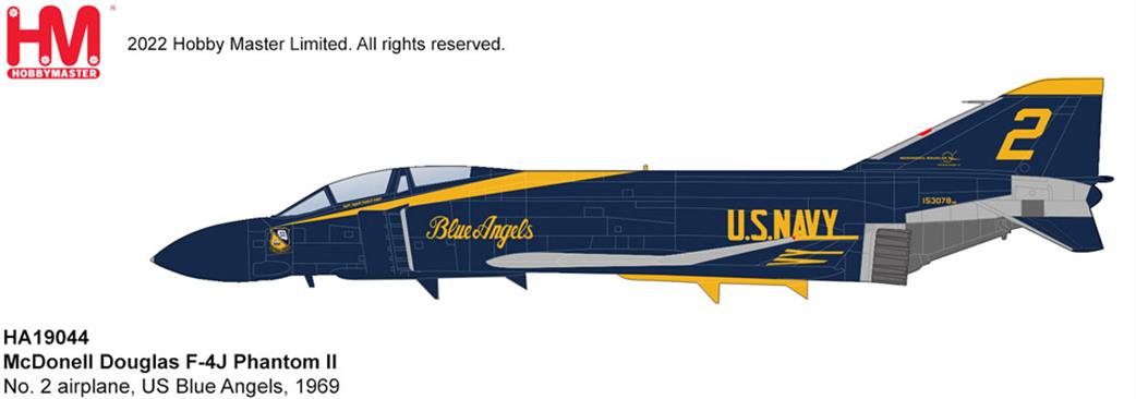 Hobby Master 1/72 HA19044 McDonnell Douglas F-4J Phantom II US Blue Angels
