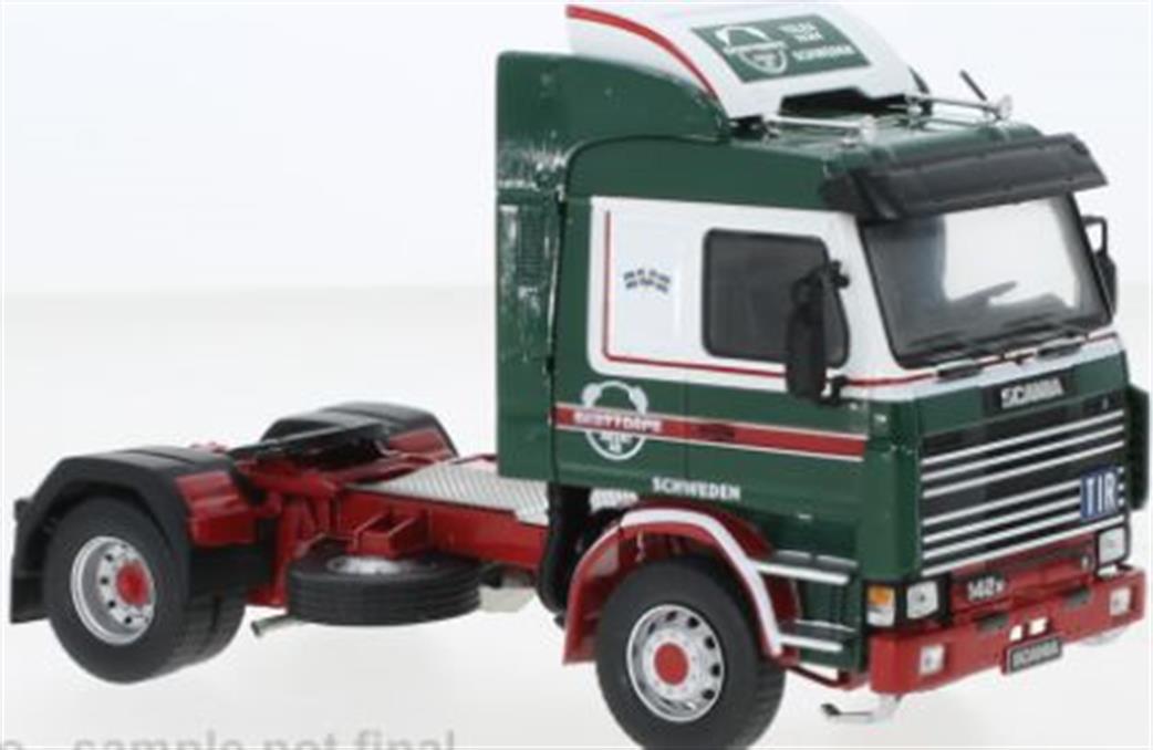 IXO 1/43 TR137 Scania 142 M Green 1981 Diecast Model