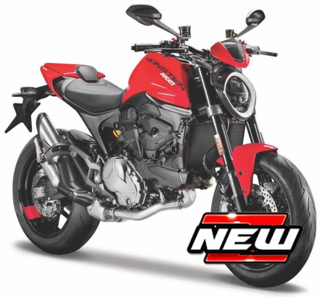 Maisto 1/18 M39300-20131 Ducati Monster 2021 Bike Model