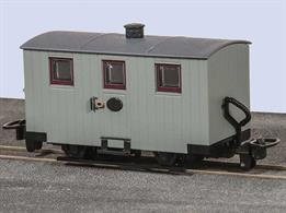 The Festiniog Railway ordered a small fleet of very basic 4-wheel coaches to provide accommodation for quarry workers travelling to and from the slate quarries. Similar quarrymens, miners or workmens coaches were used by other narrow gauge lines.The models feature crisply reproduced printing, separate vacuum pipes, standard OO-9 coupler mounted in an NEM pocket, and metal-rimmed wheels for free running.These coaches make an ideal train for the Festiniog Small England locomotives, in addition to the Bug Box coaches provided for regular passenger services and slate wagons for the quarry products.