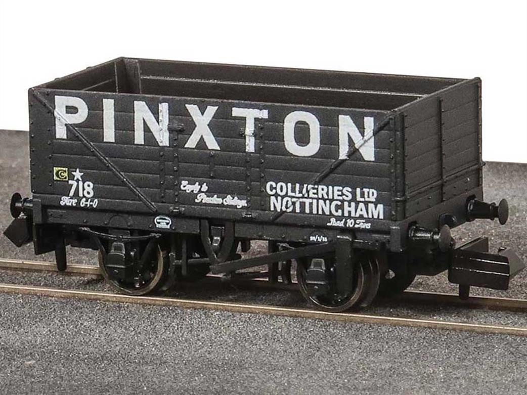 Peco NR-7019P Pinxton Collieries 7 Plank Open Coal Wagon New 9ft Wheelbase Model N