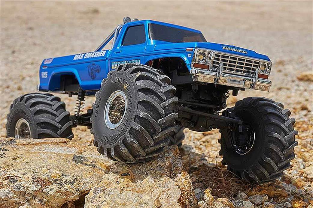 FMS Famous Model 1/24 FMS12402RTRBUV2 FCX24 Max Smasher RTR Micro Vehicle Blue