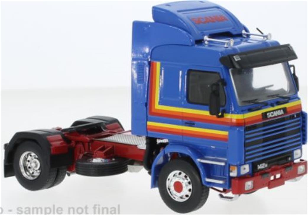 IXO 1/43 TR136 Scania 142 M Blue 1981 Diecast Model