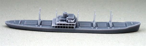 Almeria Lykes is a 1/1200 scale 3D-printed kit of the Lykes Line freighter sunk in the Pedestal Convoy of 1942 made by John's Model Shipyard MV306