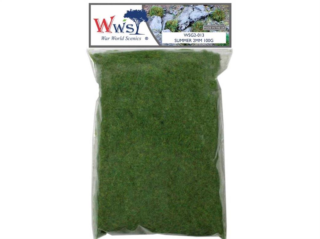 WWScenics  WSG2-013 2mm Summer Static Grass 100g 1000ml