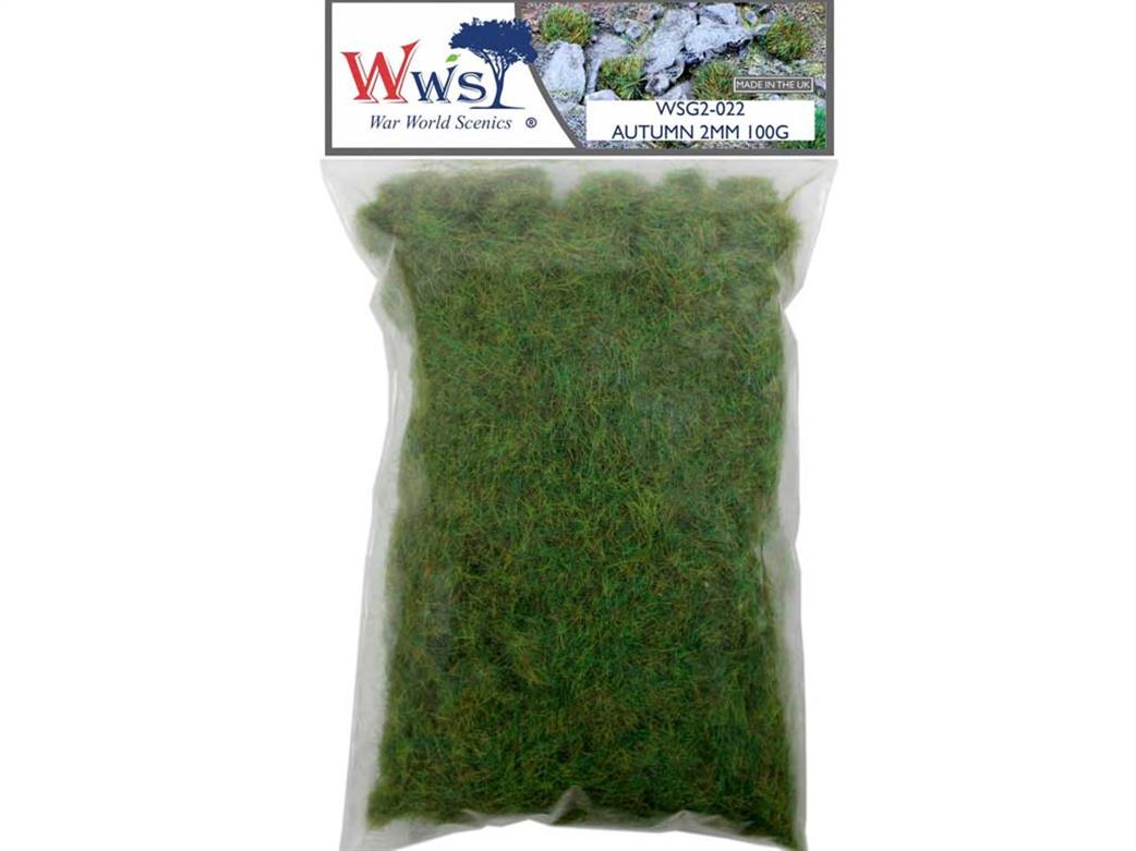 WWScenics  WSG2-022 2mm Autumn Static Grass 100g 1000ml