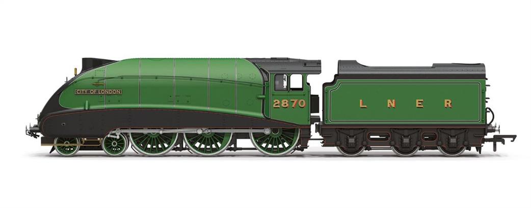 Hornby OO R30406 LNER 2870 City Of London Streamlined Gresley Class B17 4-6-0 Express Passenger Engine