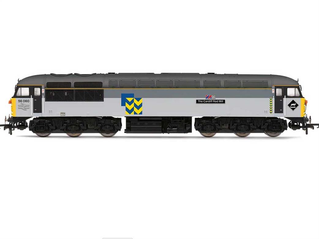 Hornby R30155TXS BR 56060 The Cardiff Rod Mill Class 56 Diesel Locomotive Railfreight Triple Grey Sound Fitted OO