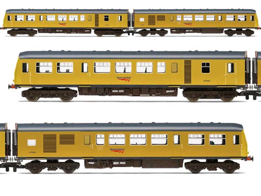 Hornby OO R30195 RailRoad Plus Network Rail 901002 Iris 2 Class 960 MetCam Class 101 DMU Reseach Unit Engineers Yellow