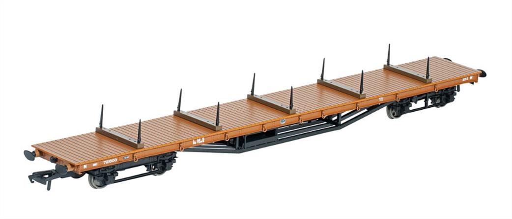 Hornby OO R60202 LMS Salmon Bogie Flat Rail Carrier Wagon