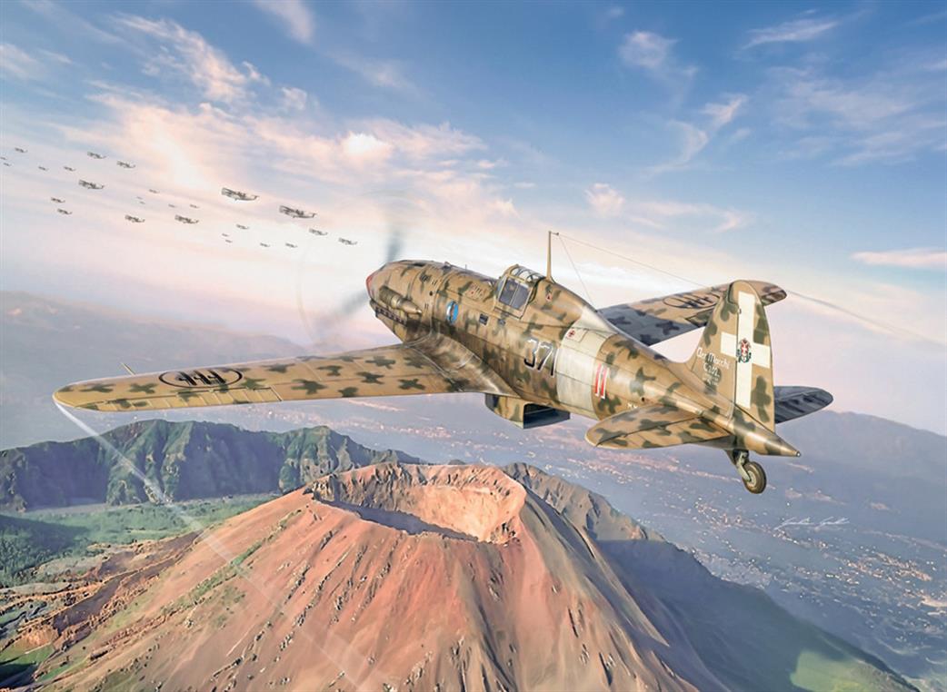 Italeri 1/48 2840 MC.202 FolgoreWW2 Regia Aeronautica Fighter Kit