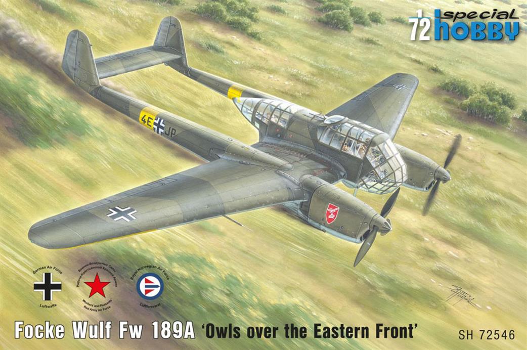 Special Hobby 1/72 SH72546 Focke Wulf Fw189A Owls over the Eastern Front Kit