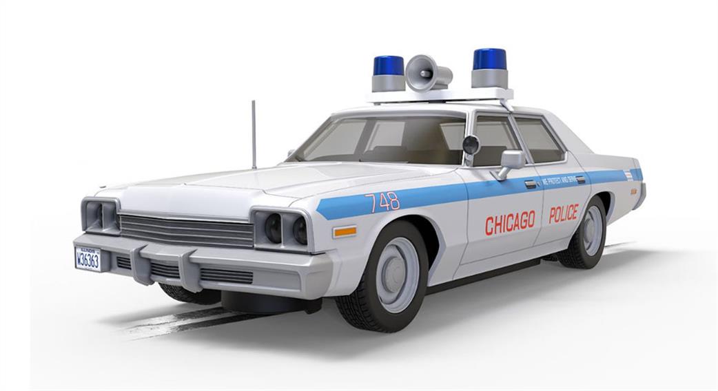 Scalextric 1/32 C4407 Blues Brothers Dodge Monaco Chicago Police Slot car