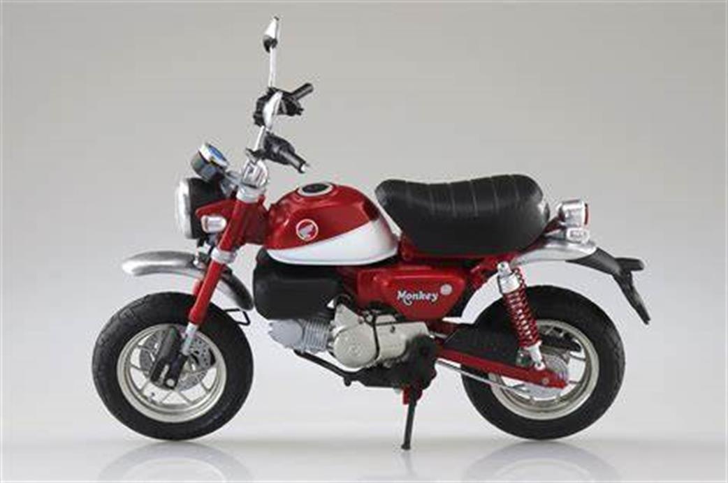 Aoshima 1/12 10956 Monkey 125 Diecast Motorcycle Model