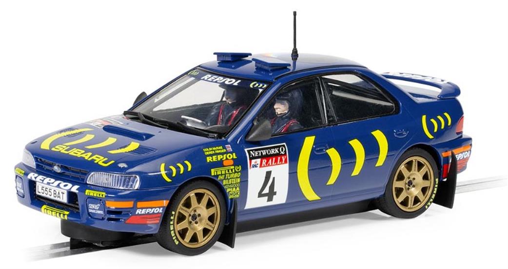 Scalextric C4428 Subaru Impreza WRX Colin McRae 1995 World Champion Edition Slot Car 1/32