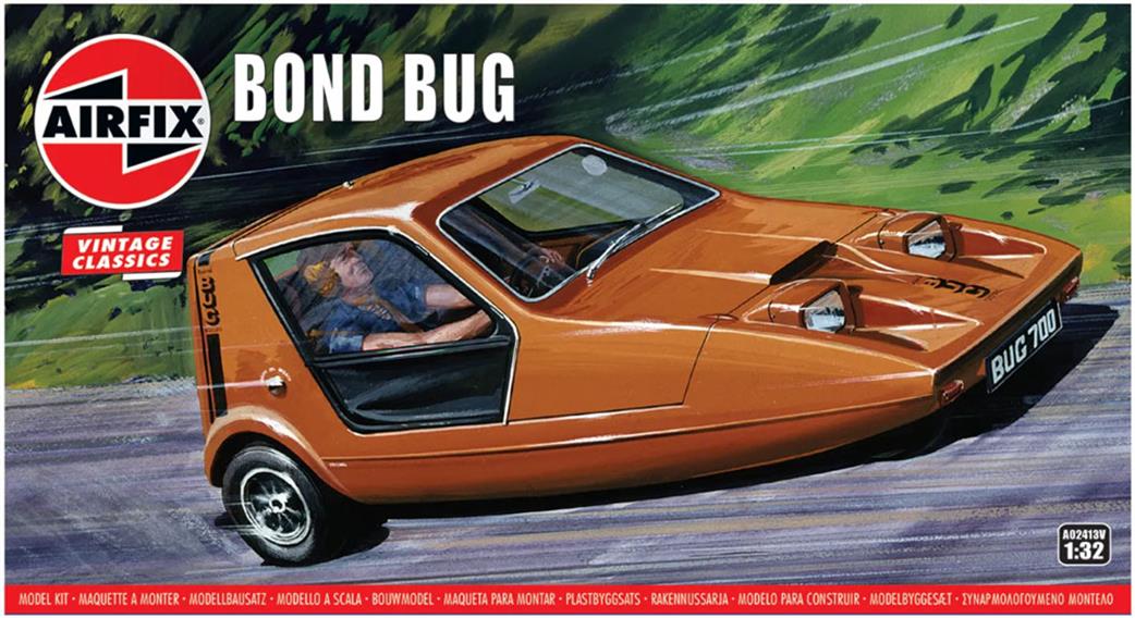 Airfix 1/32 A02413V Bond Bug Vintage Classic Kit