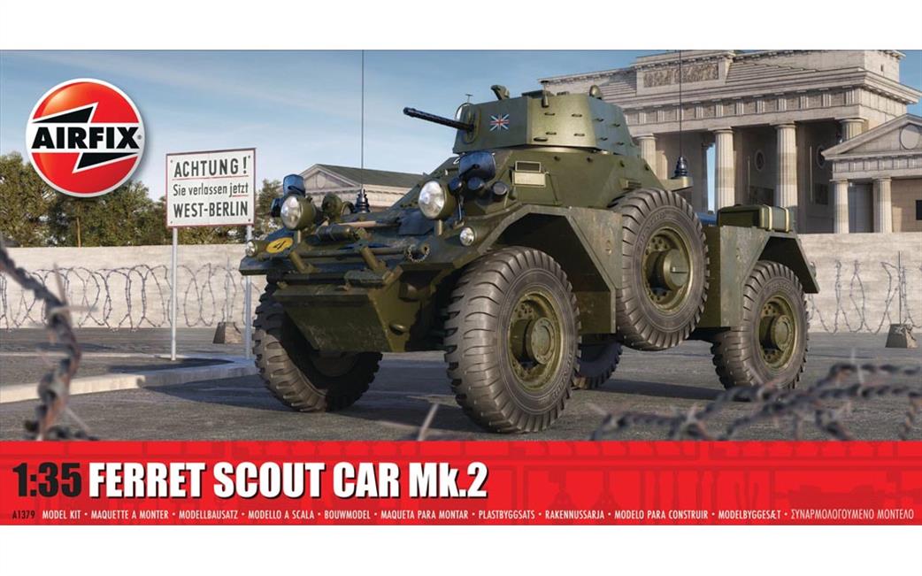 Airfix 1/35 A1379 Ferret Scout Car Mk2 Kit