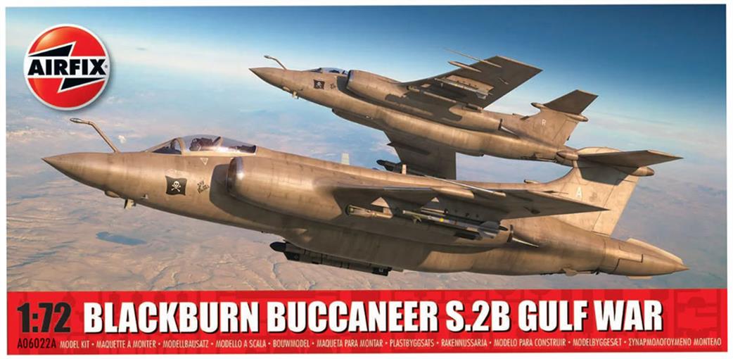 Airfix 1/72 A06022A Blackburn Buccaneer S.2 Gulf War Bomber Aircraft Kit