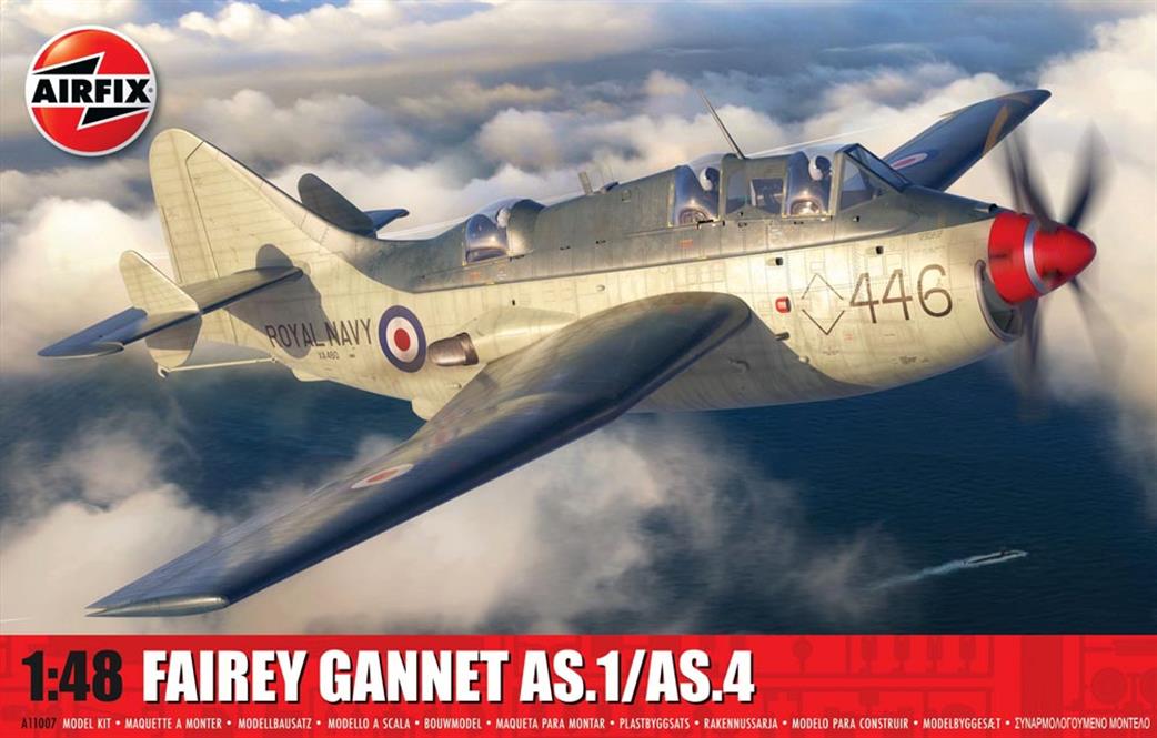 Airfix 1/48 A11007 Fairey Gannet AS.1 AS4 Aircraft Kit