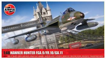 Airfix A09192 1/48th Hawker Hunter FGA.9/FR.10/GA.11 Aircraft KitNumber of Parts    Length mm  Wingspan mm
