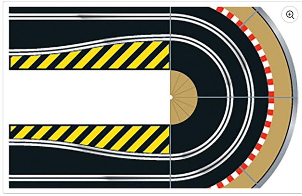 Scalextric 1/32 C8195 Scalextric Hairpin Curve Track Accessory Pack