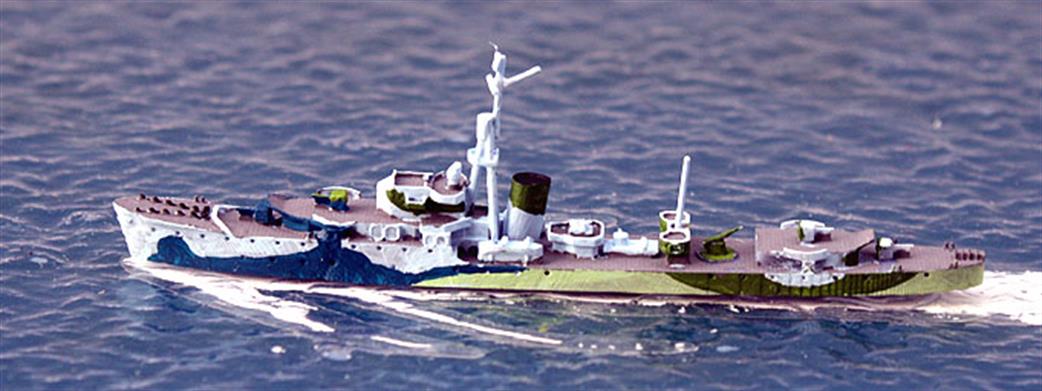 John's Model Shipyard 1/1200 RN505D O/P-class Destroyer kit to make the AA-fitted version