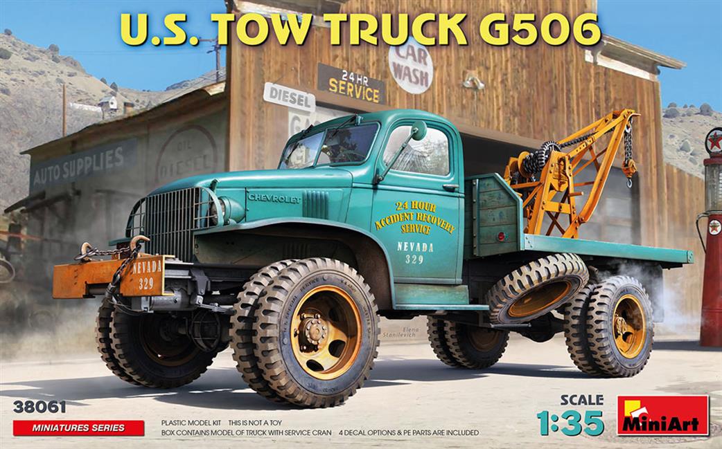 MiniArt 1/35 38061 US Tow Truck G506 Plastic Kit